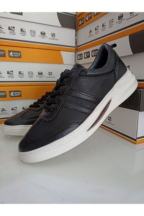 کفش کژوال مشکی مردانه چرم خالص EPOCH SHOES - کد 831827071