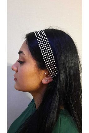 کش سر مشکی زنانه نخ متالیک SmY Bag - کد 269603934