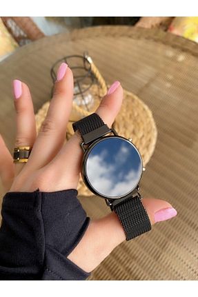 ساعت مچی مشکی زنانه 38 میلی متر ÇENÇEN - کد 154895258
