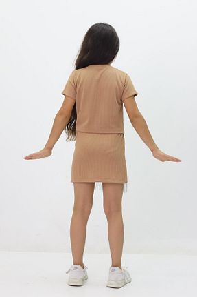 ست بالاتنه و پائین تنه بژ بچه گانه بافتنی MİNİKANKA - کد 831831510