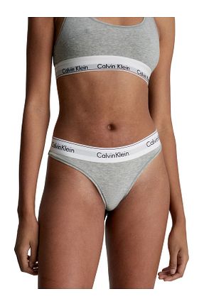 شورت اسلیپ طوسی زنانه پنبه ای Calvin Klein - کد 463426180