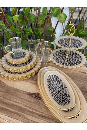 سرویس قهوه خوری سبز 6 نفره GÜRCÜGLASS - کد 831848971