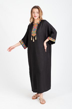لباس مشکی زنانه تریکو Hatun Atila - کد 831865299