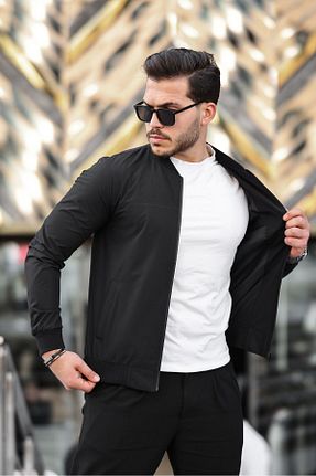 کت مشکی مردانه رگولار Boymen - کد 830605838