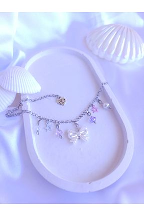 دستبند جواهر رنگی زنانه منجق LE&DA Accessory - کد 832022044
