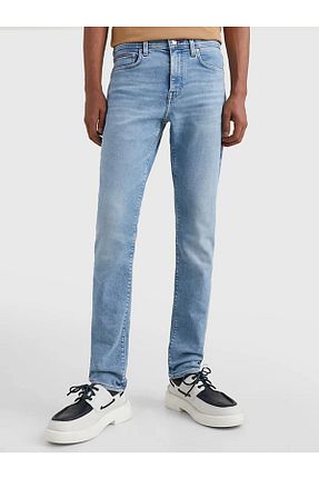 شلوار جین مشکی مردانه پاچه لوله تفنگی Tommy Hilfiger - کد 740901357