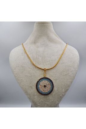 گردنبند جواهر طلائی زنانه برنجی IŞILDAGOLD - کد 831669975