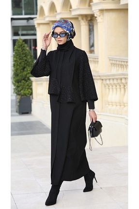 کاپشن مشکی زنانه گشاد Ferraceci - کد 831687568