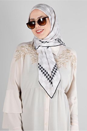 روسری مشکی پلی استر Alvina - کد 801114103