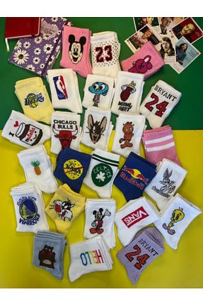 جوراب اسپرت رنگی زنانه پنبه ای FERAH SOCKS - کد 827726176