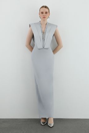 لباس آبی زنانه بافتنی پلی استر Fitted کد 831892541