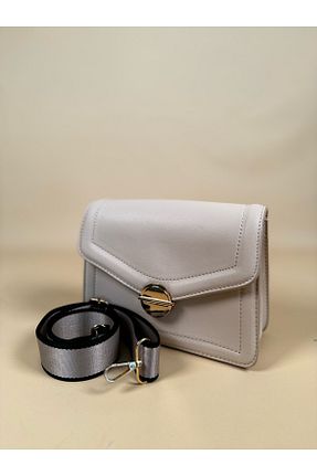 کیف دوشی بژ زنانه چرم مصنوعی melly bag - کد 831737035