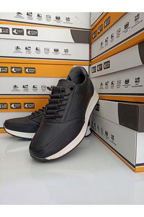 کفش کژوال مشکی مردانه چرم خالص EPOCH SHOES - کد 831879201