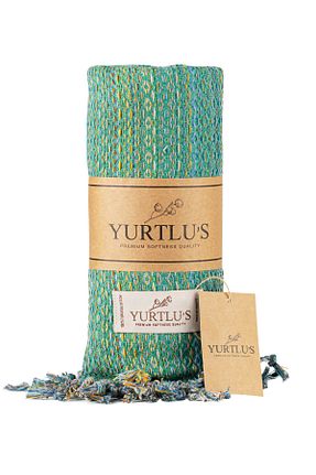 پشتمال سبز پنبه YURTLUS - کد 815241426