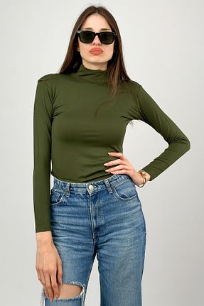 بادی خاکی زنانه یقه ماهیگیر Betimoda - کد 455989518
