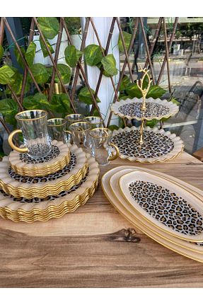سرویس قهوه خوری سبز 6 نفره GÜRCÜGLASS - کد 831848971