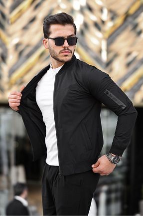 کت مشکی مردانه رگولار Boymen - کد 830605838