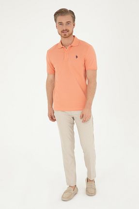 شلوار اسپرت قهوه ای مردانه ویسکون U.S. Polo Assn. - کد 832089767