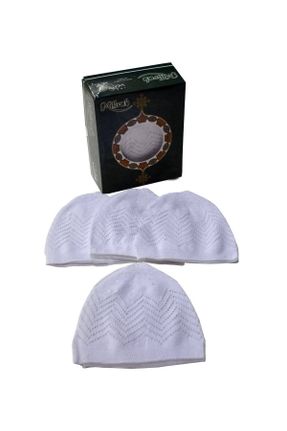 کلاه پشمی سفید زنانه کد 41487548
