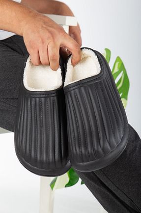 دمپائی خانگی مشکی زنانه پلی اورتان PLN SHOES - کد 773454191