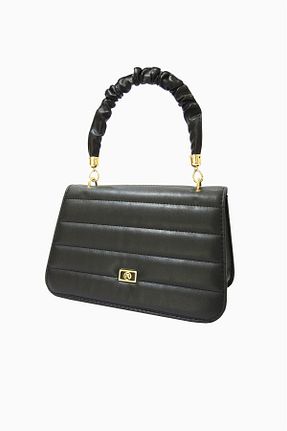 کیف دوشی مشکی زنانه چرم مصنوعی BRS BAGS - کد 346047712