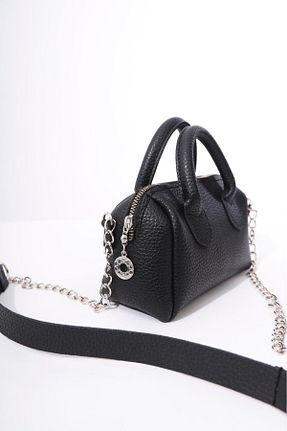 کیف دوشی مشکی زنانه چرم مصنوعی İAMBTŞY - کد 832316534