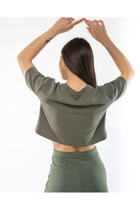 تیشرت خاکی زنانه Relaxed Ladyone - کد 823807765
