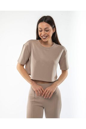 تیشرت طوسی زنانه Relaxed Ladyone - کد 823808202