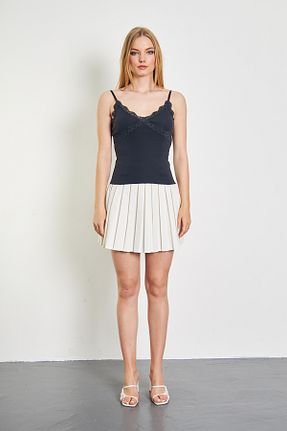 بادی طوسی زنانه یقه هفت INFINITO FASHION - کد 832329058