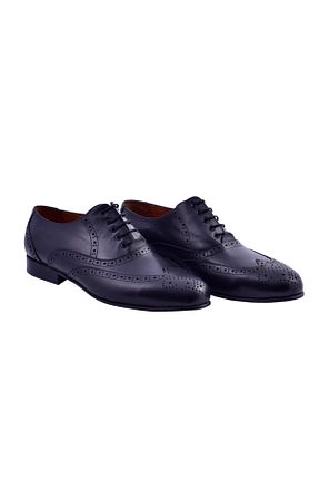 کفش کلاسیک مشکی مردانه چرم خالص Beue - کد 118649313