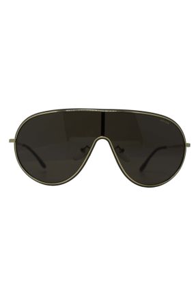 عینک آفتابی قهوه ای زنانه 40 و پائین تر UV400 فلزی مات هندسی کد 119009558