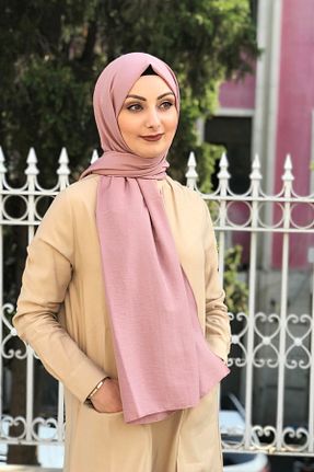 شال صورتی زنانه ویسکون Esarp Center - کد 118911597