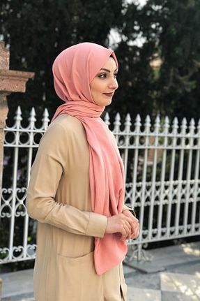 شال نارنجی زنانه ویسکون Esarp Center - کد 118914689