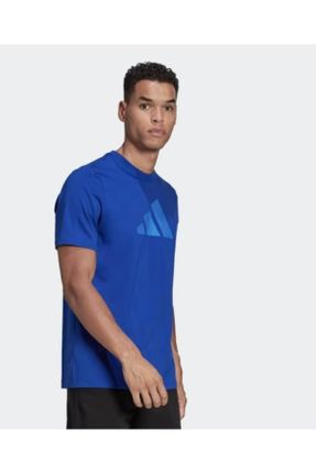 تی شرت آبی مردانه رگولار کد 747468113