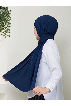 شال سرمه ای زنانه Medine İpeği Golden Rose - کد 832136838