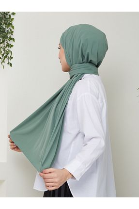 شال سبز زنانه Medine İpeği Golden Rose - کد 832136590