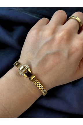 دستبند استیل (فولاد) رنگی زنانه استیل (فولاد) MUTENA - کد 832312501