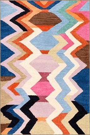 فرش رنگی قابل شستشو Rugs Modern Halı - کد 832315507