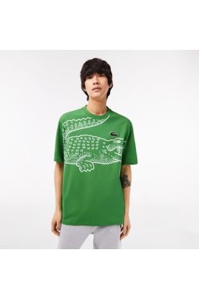 تی شرت سبز مردانه یقه گرد لش کد 741430645