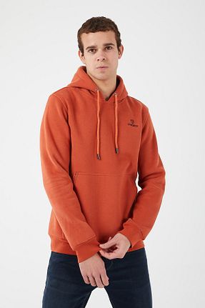 سوئیشرت نارنجی مردانه ساده UNIQROY - کد 784800597