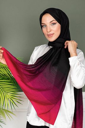 شال قرمز زنانه Kesik Elyaf Golden Rose - کد 832279267