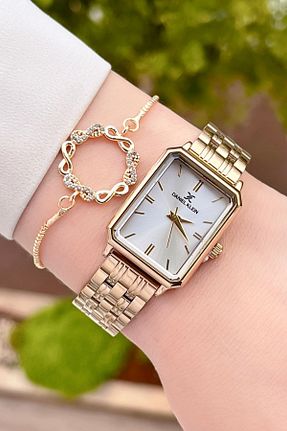 ساعت مچی طلائی زنانه 26-30 میلی متر Daniel Klein - کد 832312231