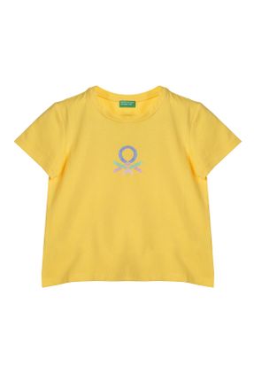 تی شرت زرد بچه گانه اسلیم فیت کد 823686606