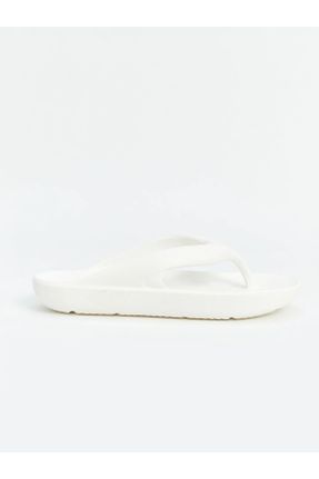 دمپائی سفید زنانه پاشنه ساده پاشنه کوتاه ( 4 - 1 cm ) کد 828764946
