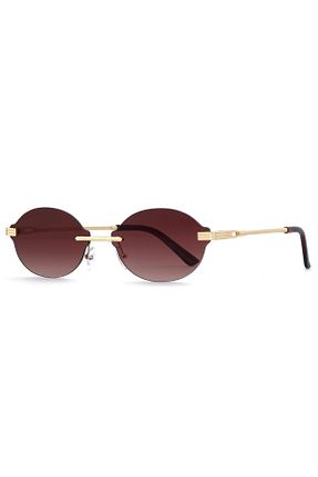 عینک آفتابی قهوه ای زنانه UV400 Zzla - کد 828864461