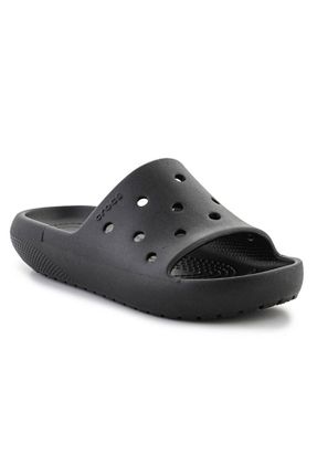 صندل مشکی زنانه پاشنه تخت Crocs - کد 828935468