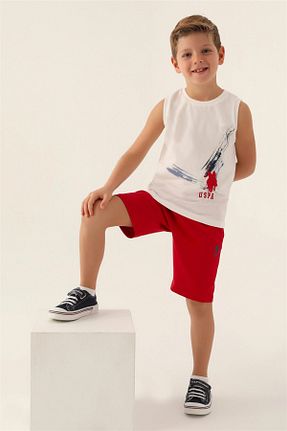 ست لباس راحتی بژ زنانه چاپی U.S. Polo Assn. - کد 829238754