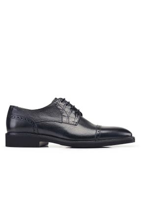 کفش کلاسیک مشکی مردانه پاشنه کوتاه ( 4 - 1 cm ) پاشنه ساده کد 448140138