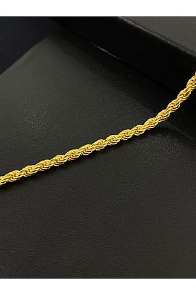 دستبند نقره طلائی زنانه 925 عیار Kiriş Gümüş - کد 829316764
