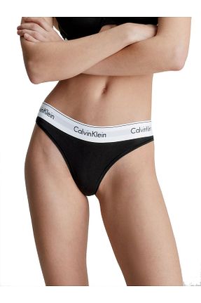 شورت اسلیپ مشکی زنانه پنبه ای Calvin Klein - کد 463425514